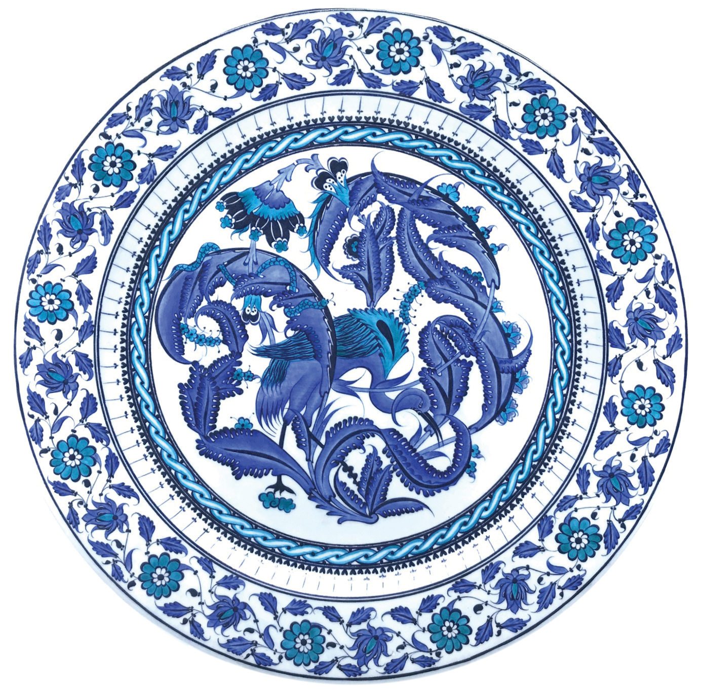 Çini - Çini Tabak
