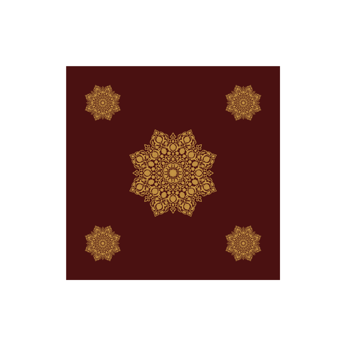 Kalemişi - Yıldız Desenli Türk Halı Motifleri