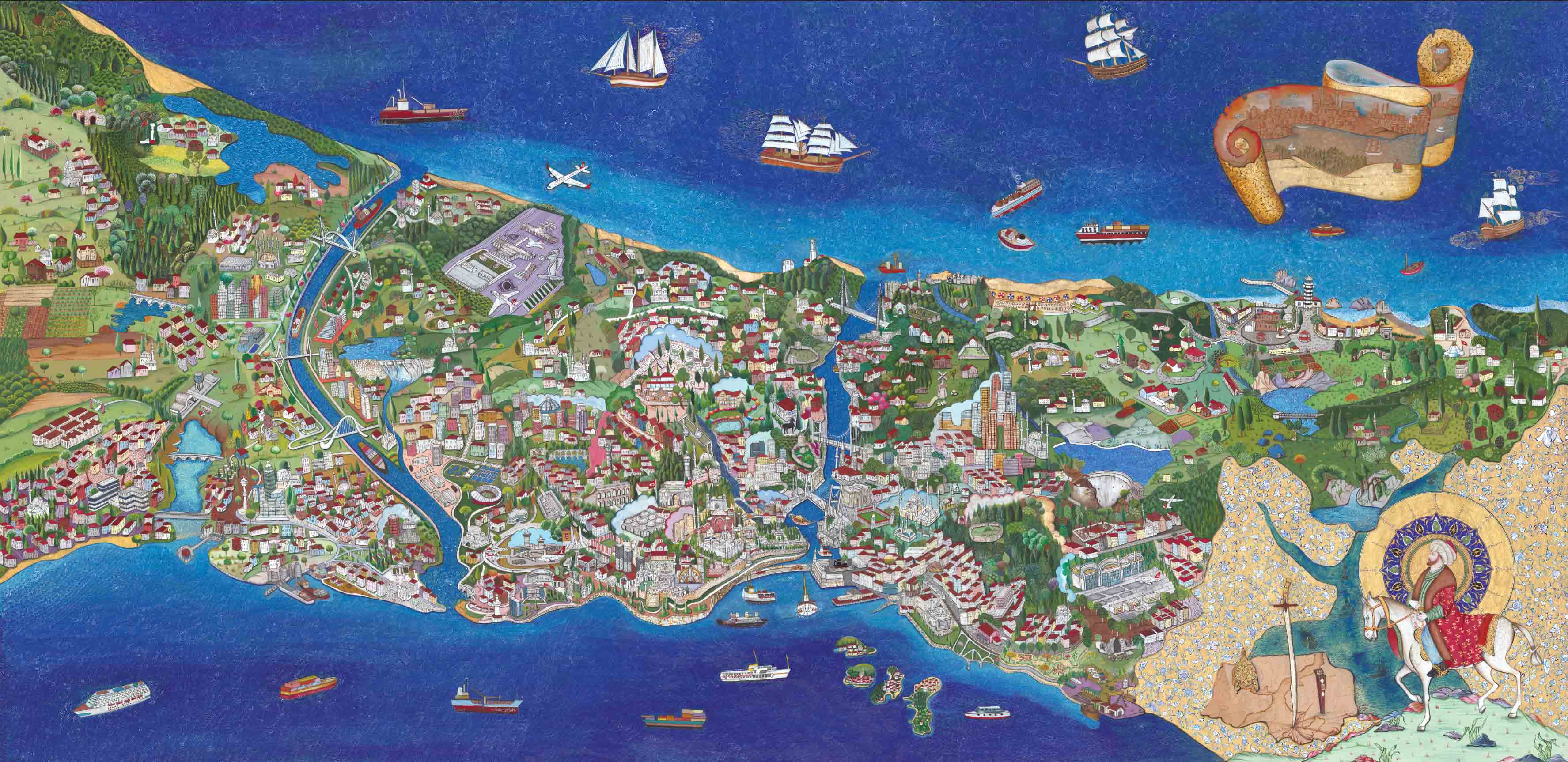 Minyatür - İstanbul Minyatürü