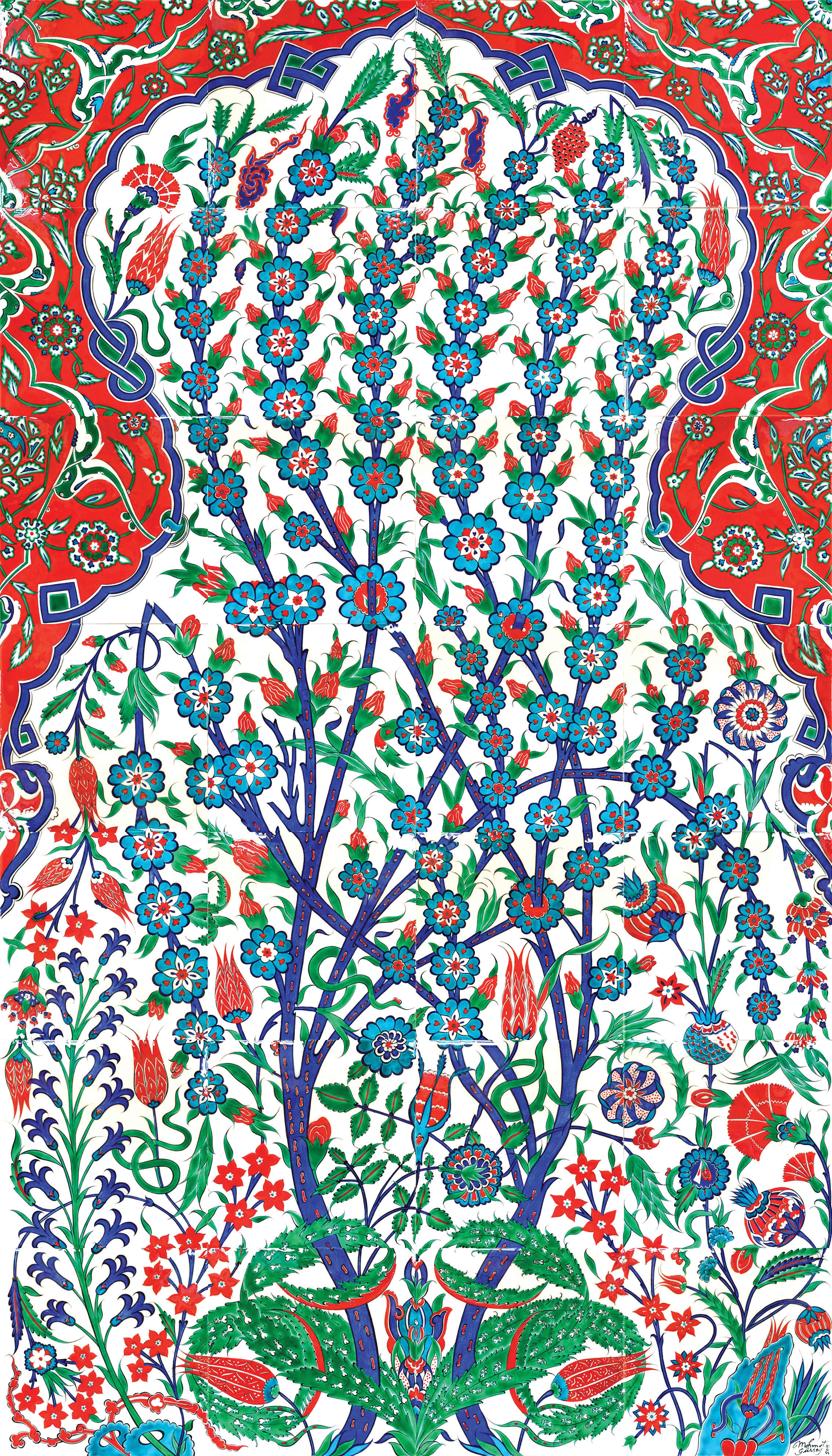 Çini - Bahar Dalı