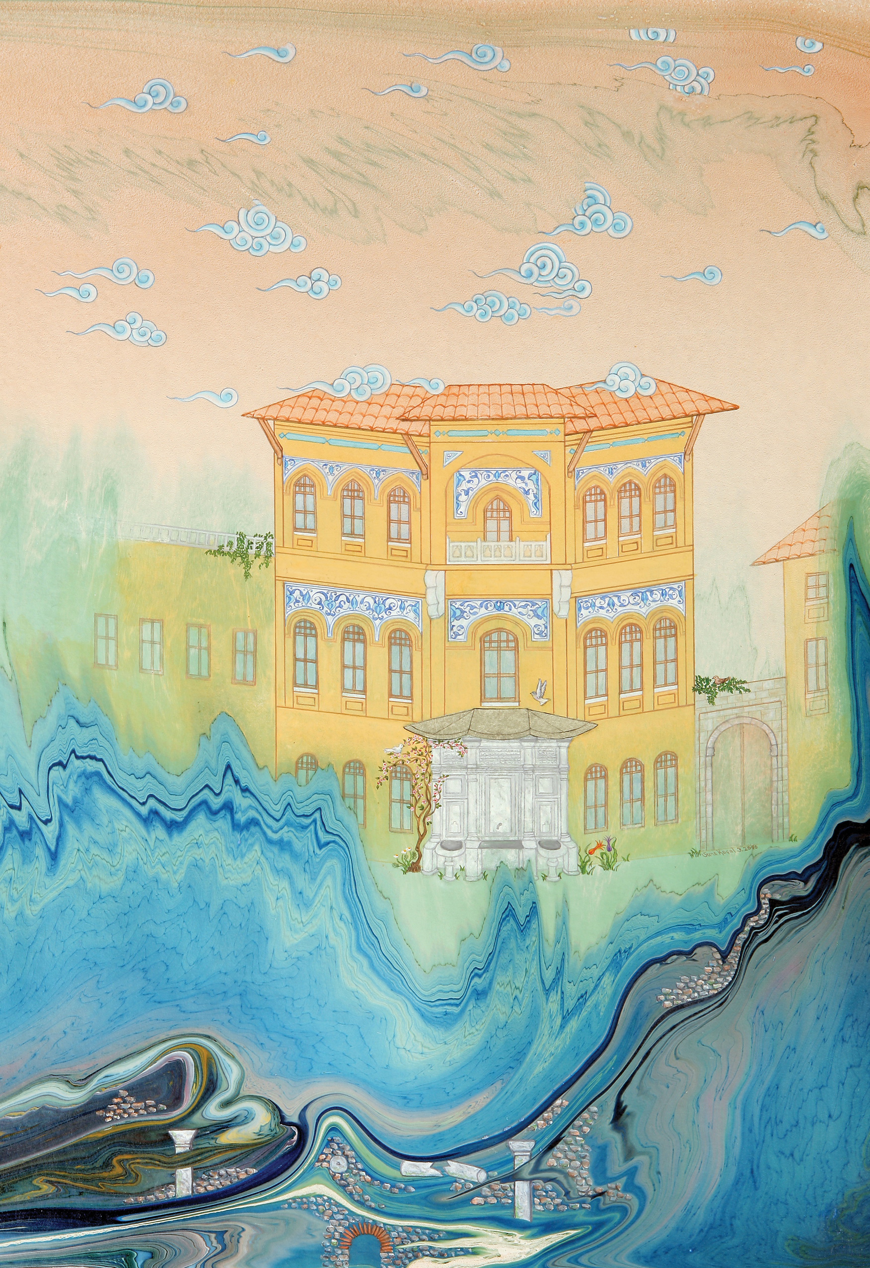 Minyatür - Ebru - İstanbul Sultanahmet Cezaevi